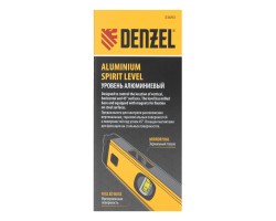 Уровень алюминиевый, магнит, фрезерованный, 3 глазка (1 зеркал.) 0,5 мм/м, 1000 мм Denzel-foto14