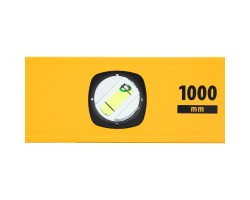 Уровень алюминиевый, магнит, фрезерованный, 3 глазка (1 зеркал.) 0,5 мм/м, 1000 мм Denzel-foto8