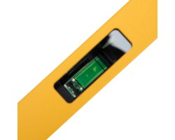 Уровень алюминиевый, магнит, фрезерованный, 3 глазка (1 зеркал.) 0,5 мм/м, 1000 мм Denzel-foto11