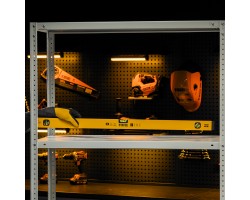 Уровень алюминиевый, магнит, фрезерованный, 3 глазка (1 зеркал.) 0,5 мм/м, 1000 мм Denzel-foto16