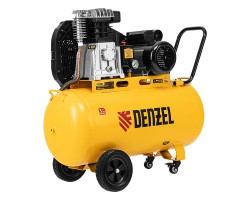 Компрессор воздушный рем. привод BCI 2200/100, 2,2 кВт, 100 литров, 420 л/мин Denzel-foto3