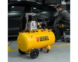 Компрессор воздушный рем. привод BCI 2200/100, 2,2 кВт, 100 литров, 420 л/мин Denzel-foto53