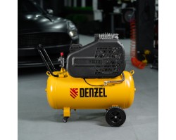 Компрессор воздушный рем. привод BCI 2200/100, 2,2 кВт, 100 литров, 420 л/мин Denzel-foto50