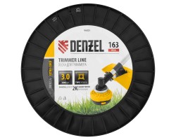 Леска для триммера двухкомпонентная витой квадрат, 3,0мм х 163м, на DIN катушке EXTRA CORD Denzel-foto3