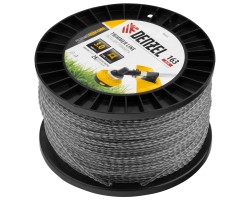 Леска для триммера двухкомпонентная витой квадрат, 3,0мм х 163м, на DIN катушке EXTRA CORD Denzel-foto2