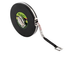 Рулетка геодезическая 30 м х 13 мм, закрытый корпус, фибергласовая лента Сибртех-foto2