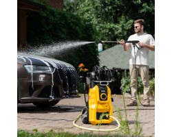 Моечная машина высокого давления R-180iD, 2000 Вт, 180 бар, 420 л/ч, асинх. двиг., бараб.// Denzel-foto31