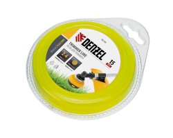 Леска для триммера, круглая 2.4 мм х 15 м, блистер Flex cord Denzel