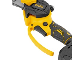 Цепная мини-пила аккумуляторная бесщет., CCS-150, шина 150 мм, Li-Ion, 20 В Denzel-foto21