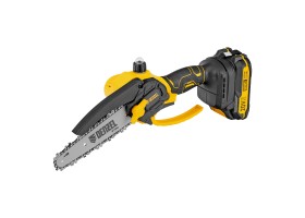 Цепная мини-пила аккумуляторная бесщет., CCS-150, шина 150 мм, Li-Ion, 20 В Denzel-foto12