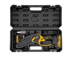 Цепная мини-пила аккумуляторная бесщет., CCS-150, шина 150 мм, Li-Ion, 20 В Denzel-foto3