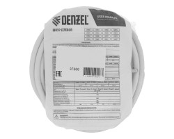 Шнур сетевой Energy Series, ПВС, 3 м, 3 x 1 мм, с неразборной вилкой, белый, Denzel-foto7