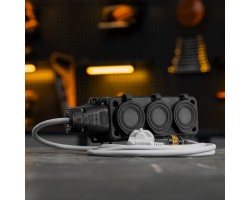 Шнур сетевой Energy Series, ПВС, 3 м, 3 x 1 мм, с неразборной вилкой, белый, Denzel-foto11