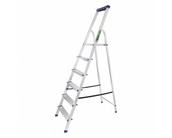 Стремянка алюминиевая с органайзером Универсал, 6 ступеней, Россия, Сибртех
