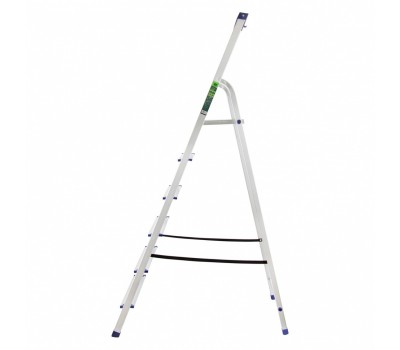 Стремянка алюминиевая с органайзером Универсал, 6 ступеней, Россия, Сибртех Стремянка алюминиевая с органайзером Универсал, 6 ступеней, Россия, Сибртех