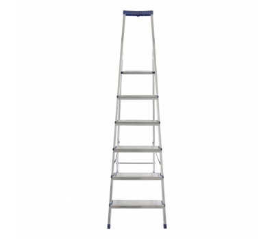 Стремянка алюминиевая с органайзером Универсал, 6 ступеней, Россия, Сибртех Стремянка алюминиевая с органайзером Универсал, 6 ступеней, Россия, Сибртех