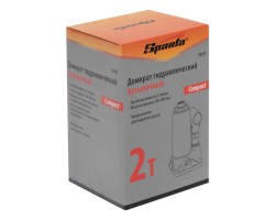 Домкрат гидравлический бутылочный 2 т, h подъема 150-280 мм Sparta Compact-foto10