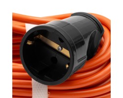 Удлинитель-шнур силовой 10 м, 6А, тип УХз6, ПВС, 1 розетка без заземления Сибртех-foto3