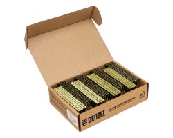 Гвозди для пнев. нейлера (крашен.) длина - 75 мм, диам. - 3,05 мм, 2000 шт. Denzel