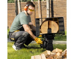 Дровокол электрический ELS7T-52, 2300 Вт, сила раскола 7т, макс. размеры полена D250 x 520 мм Denzel-foto21