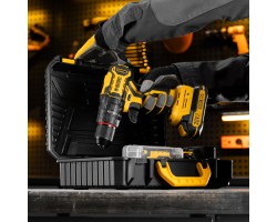 Дрель-шуруповерт аккумуляторная ударная бесщет. CIDH-BL-20, Li-Ion, 20 В// Denzel-foto25
