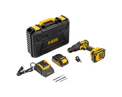 Дрель-шуруповерт аккумуляторная ударная бесщет. CIDH-BL-20, Li-Ion, 20 В// Denzel-foto18