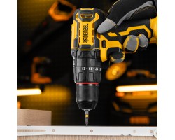 Дрель-шуруповерт аккумуляторная ударная бесщет. CIDH-BL-20, Li-Ion, 20 В// Denzel-foto27