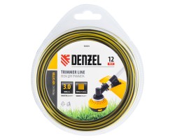 Леска для триммера двухкомпонентная квадратная, 3,0мм х 12м, блистер SkyCutter Denzel-foto2