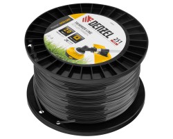 Леска для триммера двухкомпонентная квадрат, 2,0мм х 251м, на DIN катушке EXTRA CORD Denzel-foto2
