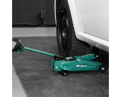 Домкрат гидравлический подкатной, 2 т, 135-320 мм, в пласт. кейсе Сибртех-foto18