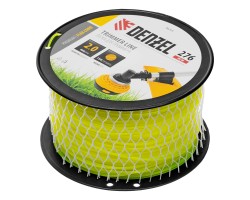 Леска для триммера круглая, 2,0мм х 276м, на DIN катушке FLEX CORD, Denzel-foto2