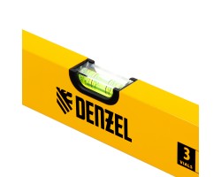 Уровень алюминиевый, 800 мм, фрезерованный, 3 глазка Denzel-foto3