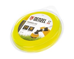 Леска для триммера, квадрат 2 мм х 57 м, блистер Flex cord Denzel