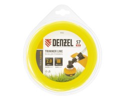 Леска для триммера, квадрат 2 мм х 57 м, блистер Flex cord Denzel-foto2