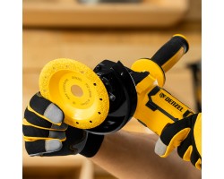 Машина шлифовальная угловая аккумуляторная бесщет. AGH-BL-20-125, Li-Ion, 20 В// Denzel-foto47