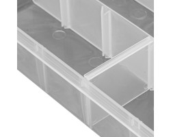 Органайзер универсальный средний, прозрачный матовый, 20 х 20 х 4.5 см Сибртех-foto6