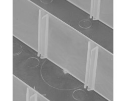 Органайзер универсальный средний, прозрачный матовый, 20 х 20 х 4.5 см Сибртех-foto5