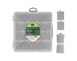 Органайзер универсальный средний, прозрачный матовый, 20 х 20 х 4.5 см Сибртех-foto8