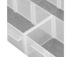 Органайзер универсальный малый, прозрачный матовый 19 х 16 х 4.5 см Сибртех-foto4