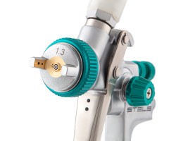 Краскораспылитель AG 901 LVMP профессиональный, гравитационного типа, сопло 1.3 и 1.1 мм Stels-foto5