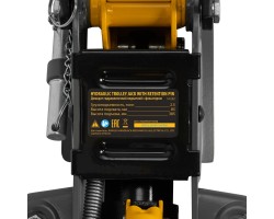 Домкрат гидравлический подкатной с фиксатором, 2,5 т, 85-385 мм Denzel-foto18