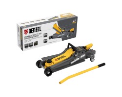 Домкрат гидравлический подкатной с фиксатором, 2,5 т, 85-385 мм Denzel