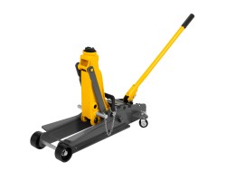 Домкрат гидравлический подкатной с фиксатором, 2,5 т, 85-385 мм Denzel-foto3