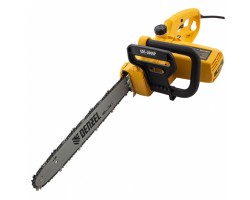 Пила цепная электрическая EDS-2000P, 2 кВт,поперечная, шина 40 см, шаг 3/8, паз 1.3 мм, 57 звеньев Denzel 