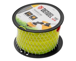 Леска для триммера круглая, 2,4мм х 192м, на DIN катушке FLEX CORD Denzel-foto2