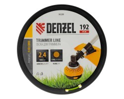 Леска для триммера круглая, 2,4мм х 192м, на DIN катушке FLEX CORD Denzel-foto3