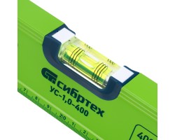 Уровень алюминиевый УС-1, 0-400, фрезерованный, 3 глазка, 400 мм Сибртех-foto7