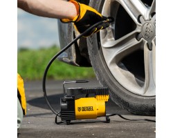 Компрессор автомобильный DС-20,12 В, 7 атм, 35 л/мин Denzel-foto24