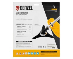 Диск для триммера , 305 х 25,4 3 лезвия Denzel-foto5