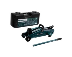 Домкрат гидравлический подкатной, 2 т, 127-330 мм, в пласт. кейсе Сибртех